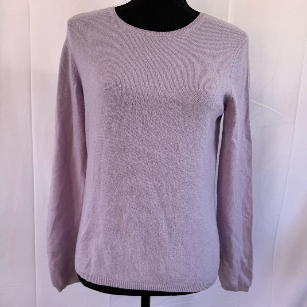 Charter Club 100% Cashmere Sweater in Soft Purple